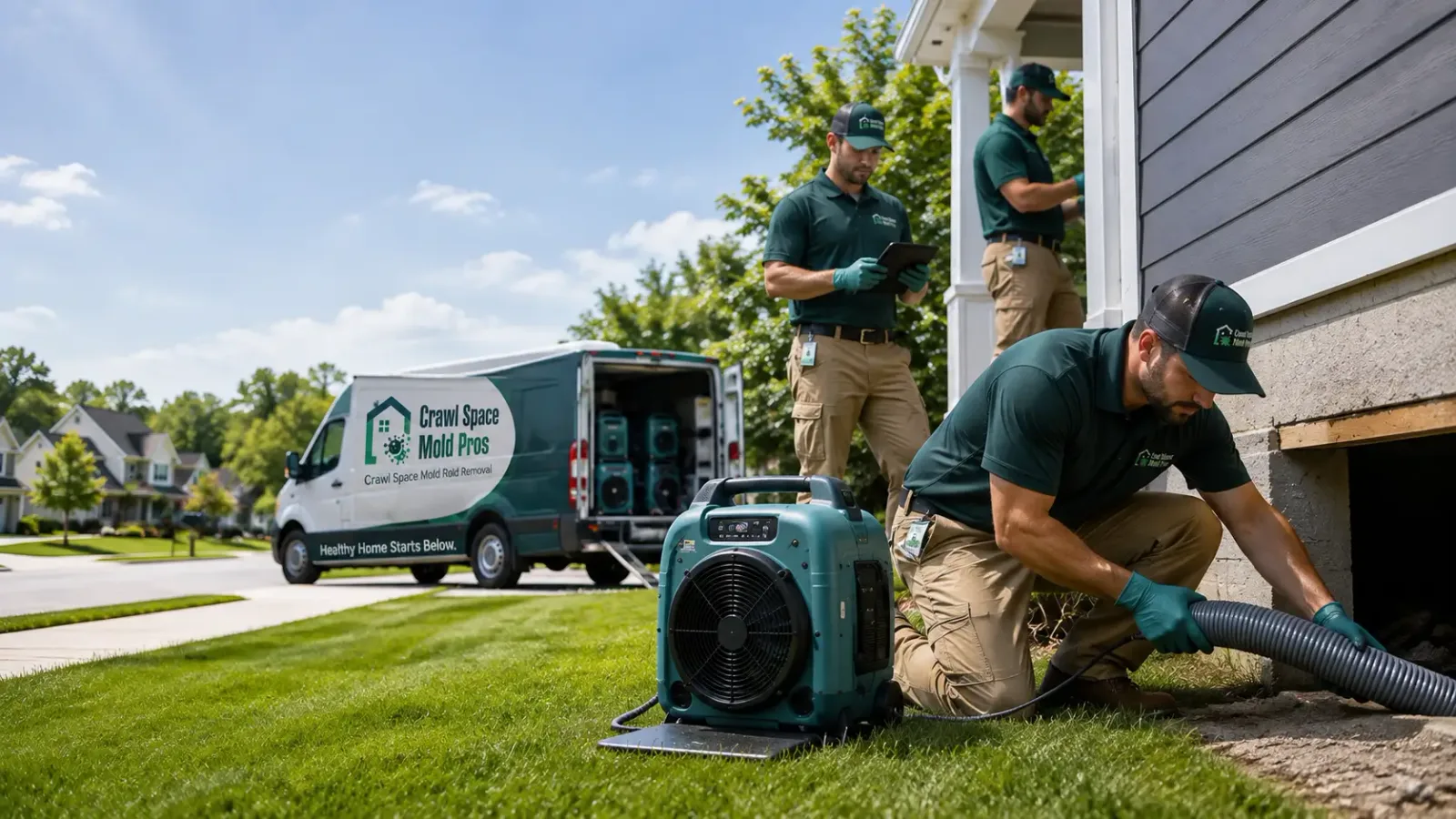 Crawl Space Mold Removal in Aurora, IN